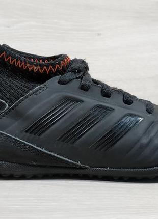 Детские футбольные кроссовки с носком adidas predator оригинал, размер 28 (копочки, сороконожки)2 фото