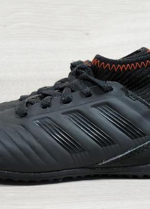 Детские футбольные кроссовки с носком adidas predator оригинал, размер 28 (копочки, сороконожки)9 фото