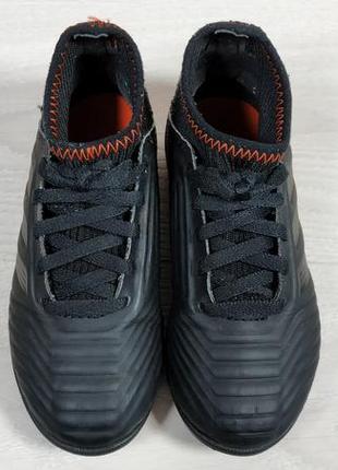 Дитячі футбольні кросівки з носком adidas predator оригінал, розмір 28 (копочки, сороконіжки)3 фото