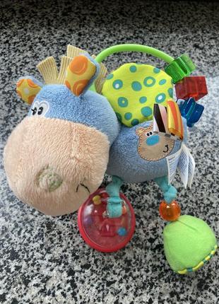 Іграшка брязкальце поні playgro + куб