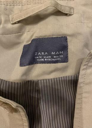 Чоловічий тренч /пальто zara men3 фото