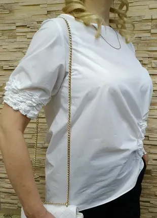 Белая нарядная блузка cos р.382 фото