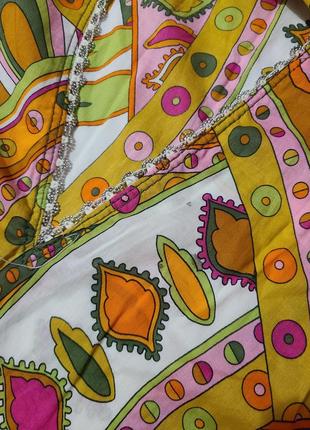 Платье сарафан яркий цветочный принт под пояс zara m
 8252 25410 фото