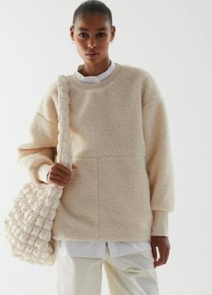 Cos светр, світшот, толстовка teddy, оригінал