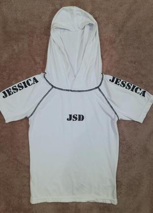 Футболка с капюшоном от jessica sportswear