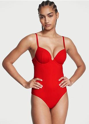 Стильний купальник sexy tee push-up one-piece swimsuit victoria's secret