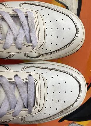 Nike air кроссовки 38 размер кожаные белые оригинал4 фото