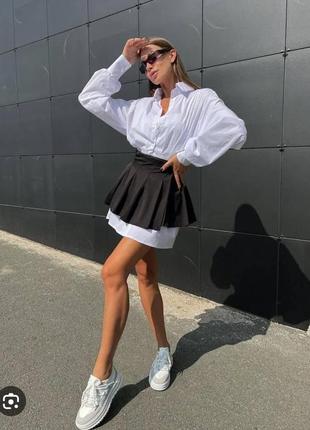 Подовжена рубашка плаття хлопок