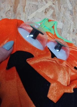 Комплект костюм тыквы на хэллоуин гарбуз  костюм на хэллоуин3 фото