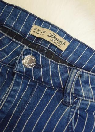 Джинсы скинни скины в полоску джинсовые брюки5 фото