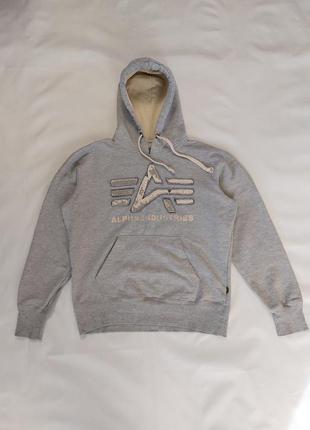 Худи alpha industries big a vintage hoody1 фото