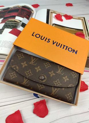 Жіночий гаманець в стилі louis vuitton луї вітон люкс