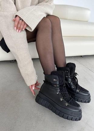 Крутые молодежные женские ботинки осень новинка байка8 фото