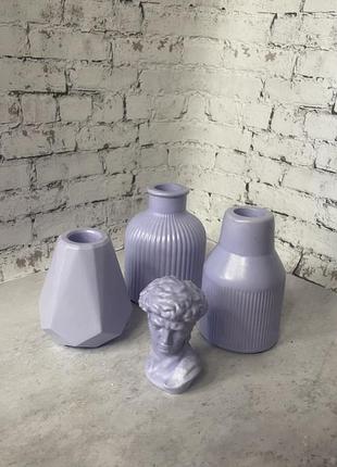 Ваза из гипса набор из трех ваз и фигуры дадид1 фото