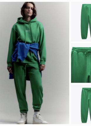 Круті трендові утеплені брюки-джогери від zara. new