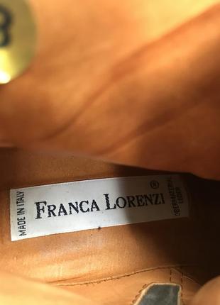 Кожаные туфли franca lorenzi5 фото