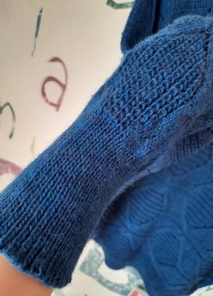 Новый свитер з шерстью ажурный lola&liza italy l\xl италия шерсть6 фото