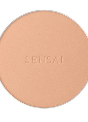 Крем-пудра для обличчя sensai total finish tf 203 — natural beige, змінний блок1 фото