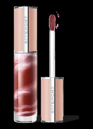 Рідкий бальзам для губ givenchy le rose perfecto liquid balm 117 — chilling brown2 фото