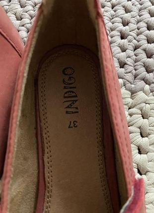Крутые новые кожаные туфли indigo 37 размера5 фото