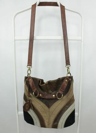 Mark Cross Leather and Rattan Box Bag 136099385 fossil vintage long live shoulder crossbody ombination skin bag 1200