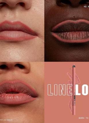 Олівець для губ nyx professional line loud lip liner 04 — born to hustle2 фото