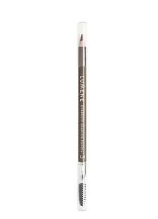 Олівець для брів lumene eyebrow shaping pencil 3 — brown