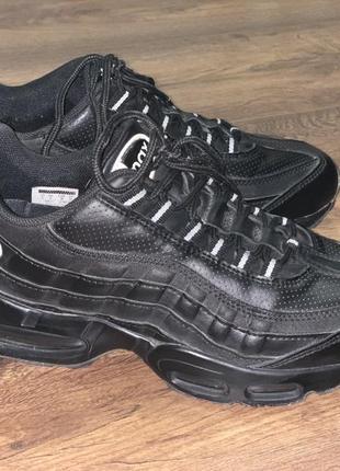 Кроссовки nike air max 95 кожаные1 фото