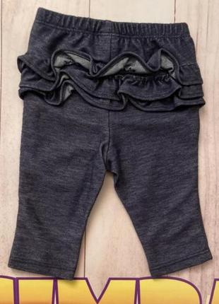 Детские штанишки, штаны для девочки, лосины, леггинсы желя девочки натуральные, хлопковые брюки с имитацией юбочки