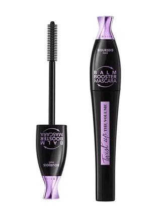 Туш для вій bourjois twist up the volume balm booster mascara black