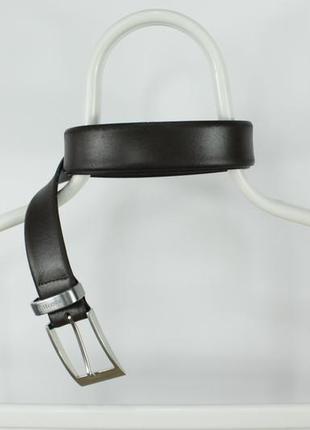 Якісний шкіряний ремінь bruno piattelli brown leather belt