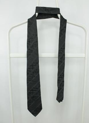 Оригінальна краватка галстук roberto cavalli snake skin print silk tie1 фото