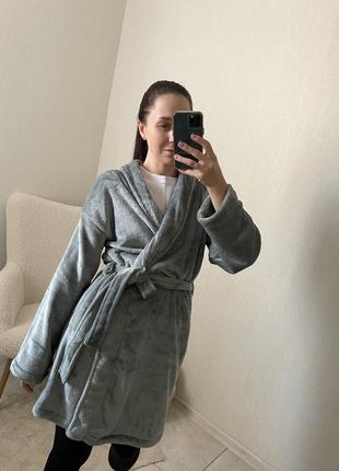 Теплый женский халат h&m