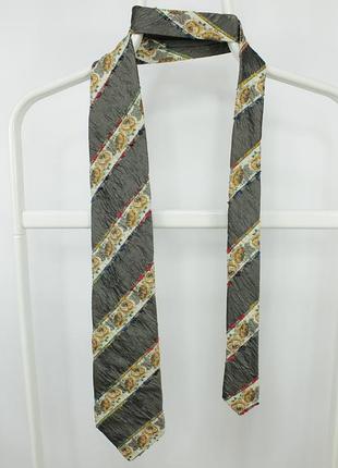 Стильна вінтажна краватка kenzo homme flower print silk tie1 фото