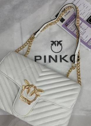 Жіноча сумка pinko lady white