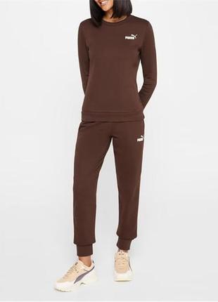 Спортивний костюм жіночий puma essentials fleese tracksuit