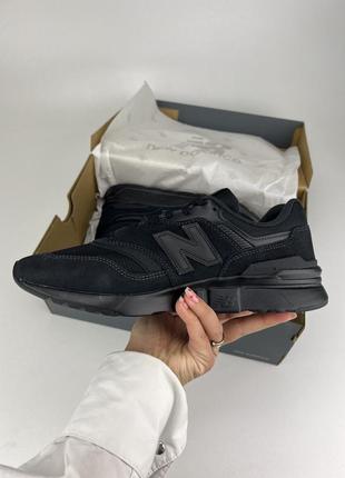 Кроссовки new balance 997 cm997hci черные, оригинальные кроссовки консультболанс мужские черные3 фото