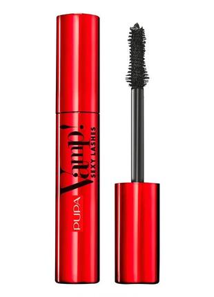 Тушь для ресниц pupa vamp! sexy lashes mascara 011 - sexy black (сексуальный черный)