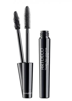 Туш для вій artdeco twist for volume mascara 1 — black (чорний)