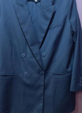 Пиджак синего цвета1 фото