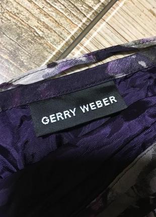 Изумительная шёлковая юбка в принт ,gerry weber7 фото