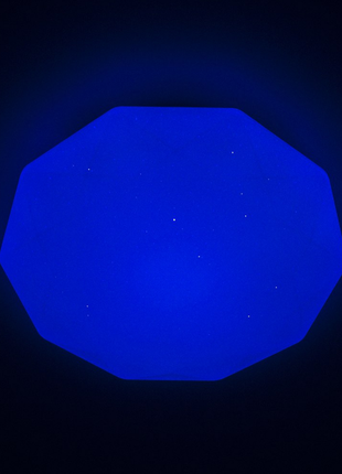 Світильник світлодіодний стельовий luminaria almaz 25w rgb r330 shiny 220v ip20 з пультом ду8 фото