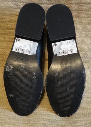 Изысканные черные формальные кожаные туфли-дерби morgan de toi франция 38 р.9 фото