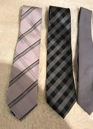 Краватки галстуки сірі відтінки6 фото