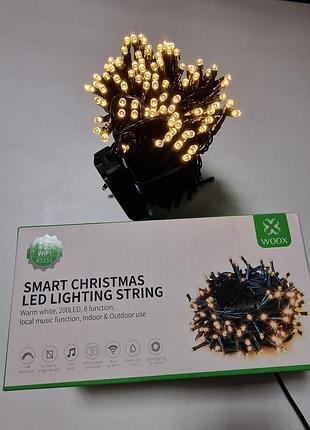 Smart led гірлянда  woox з функцією wi-fi