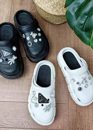 🔥 крокси жіночі 6 см платформа. вони дуже круті❤️ разом з джибітсами . crocs