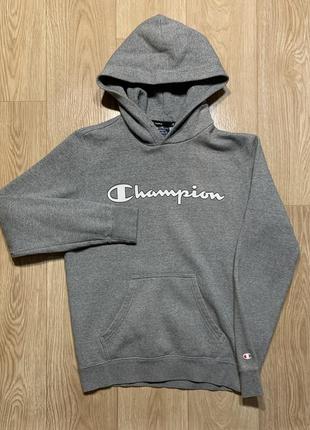 Champion big logo худи свитшот