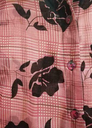 Непревзойденная легкая тонкая прозрачная блузка блуза широкие рукава большой размер батал plus size curve цветы бренд koko by lovedrobe, р.uk243 фото