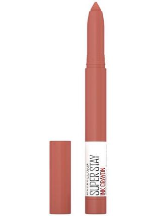 Помада-карандаш для губ maybelline new york super stay ink crayon 100 - reach high1 фото