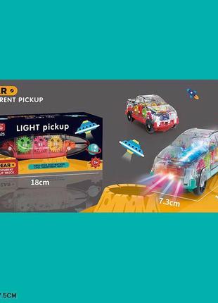 Музыкальная машинка с прозрачным корпусом